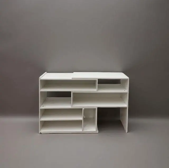 Alt view image 4 of 5 - Large-capacity multi-compartment storage cabinet - wall-mounted tall cabinet in the living room - bedroom clothing storage rack - multi-layer classified storage gadget