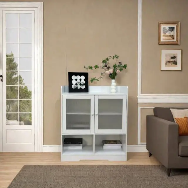 Alt view image 3 of 5 - Simple and modern storage cabinet - multi-functional combination storage cabinet - multi-layer large-capacity storage cabinet - bedroom and living room storage solution for cluttered areas