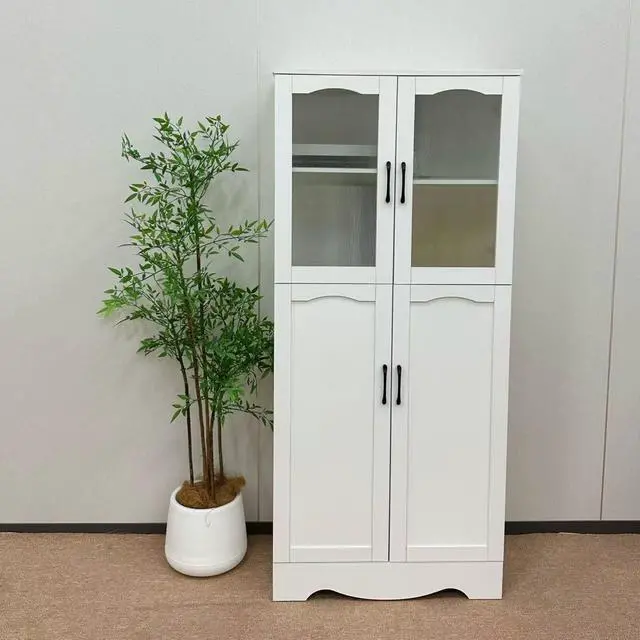 Alt view image 2 of 6 - Modern minimalist side cabinet for home living room wall storage unit multi-functional kitchen cupboard tea water cabinet