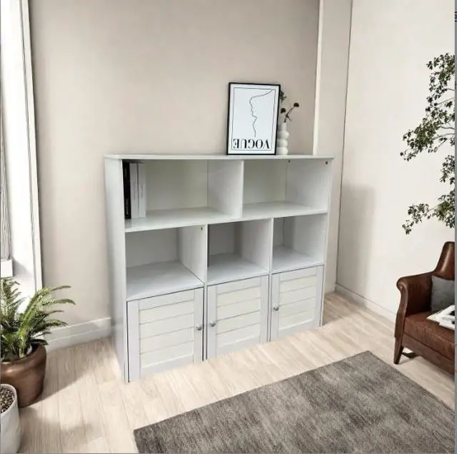Alt view image 2 of 4 - Simple and modern bookcase, multi-level bookcase, home study storage cabinet, multi-level combined storage cabinet