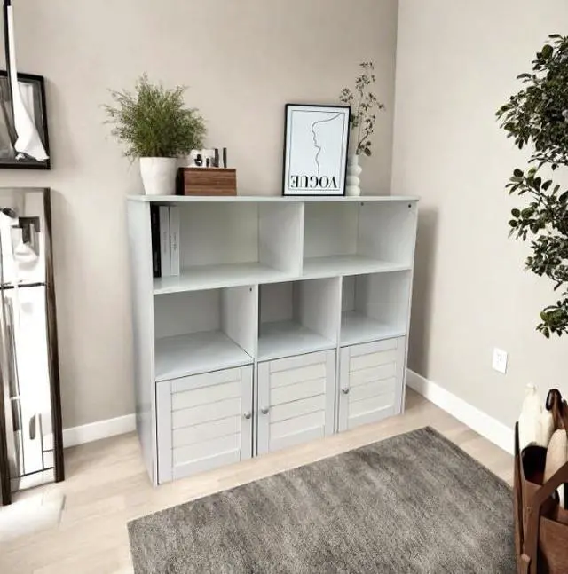Alt view image 3 of 4 - Simple and modern bookcase, multi-level bookcase, home study storage cabinet, multi-level combined storage cabinet