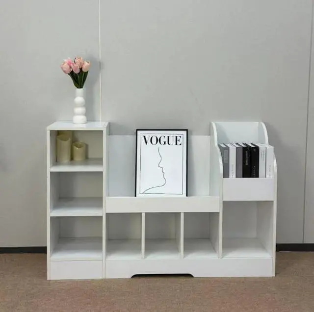 Alt view image 3 of 4 - Multi-level bookshelf bookcase, open bookcase, modern and simple bookcase, suitable for living room and study room, versatile use.