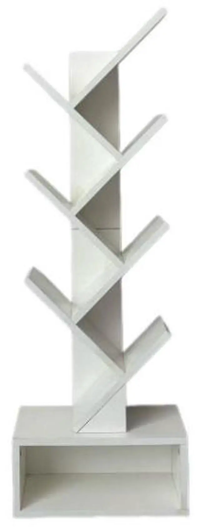 Main image of Tree-shaped bookshelf, creative multi-tiered wall-mounted storage rack for living room, bedroom, home office, and children's picture book organization