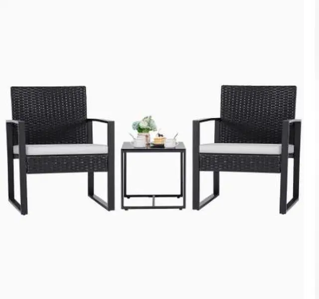 Alt view image 3 of 3 - Outdoor furniture set - woven sofa for garden, terrace and balcony