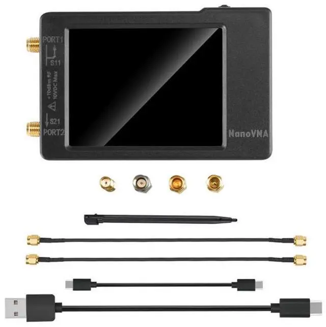 Alt view image 2 of 6 - NanoVNA-H, a 2.8-inch vector network analyzer, supports antenna network analysis from 50KHz to 900MHz.