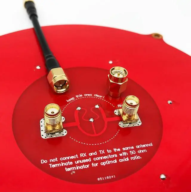 Alt view image 6 of 7 - Array antenna - High-gain long-range FPV5.8G video transmission antenna - 150-200mm remote measurement and mapping tower antenna black