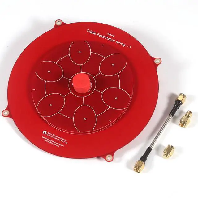Alt view image 7 of 7 - Array antenna - High-gain long-range FPV5.8G video transmission antenna - 150-200mm remote measurement and mapping tower antenna black