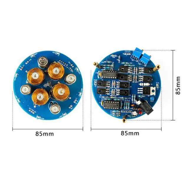 Alt view image 2 of 6 - Magnetic levitation DIY electronic kit - Creative display toy - Rotating magnetic levitation module electronic DIY welding kit