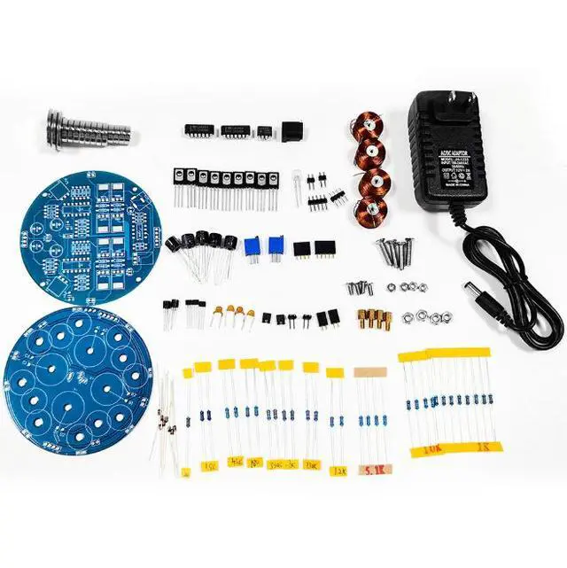 Alt view image 5 of 6 - Magnetic levitation DIY electronic kit - Creative display toy - Rotating magnetic levitation module electronic DIY welding kit