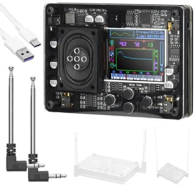 Main image of Mini Theremin music electronic creative instrument retro multi-sound creative toy OLED screen