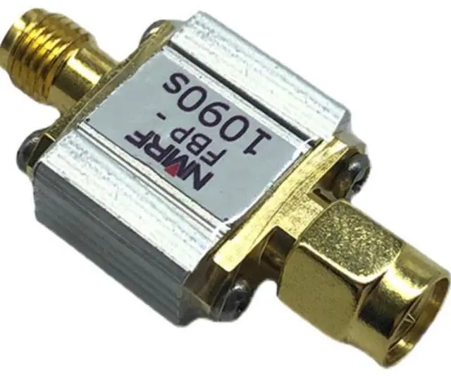 Main image of 1090 MHz ADS-B aviation frequency band, band-pass SAW filter, SMA interface narrowband high-frequency filter
