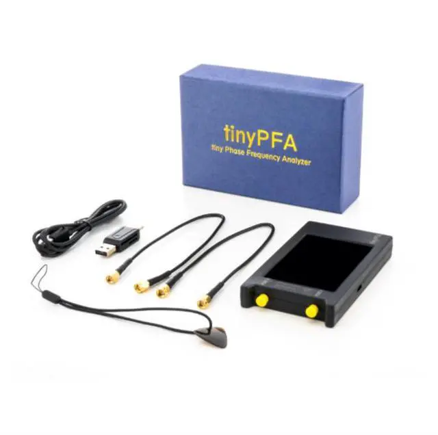 Alt view image 5 of 5 - tinyPFA Portable Phase Frequency Analyzer, 1 MHz - 290 MHz frequency range, 4-inch display, rechargeable