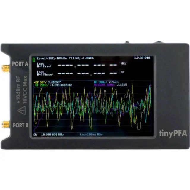 Alt view image 2 of 5 - tinyPFA Portable Phase Frequency Analyzer, 1 MHz - 290 MHz frequency range, 4-inch display, rechargeable