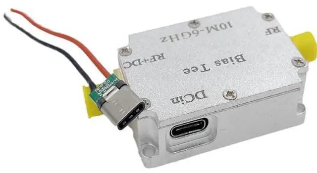 Main image of Microwave capacitor, RF feed box, biaser, coaxial feed, RF isolation, 10M-6GHz, low insertion loss