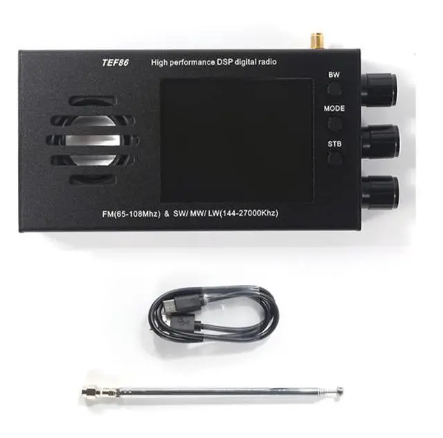 Alt view image 6 of 6 - 3.2-inch LCD display TEF86 high-performance DSP digital radio SW/MW/LW