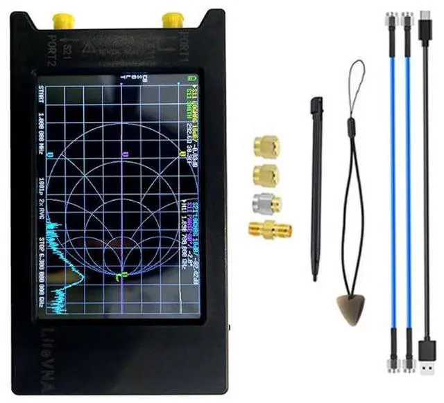 Main image of 4-inch / 2.8-inch NanoVNA Vector Network Analyzer LiteVNA. Frequency range: 50kHz - 6.3GHz