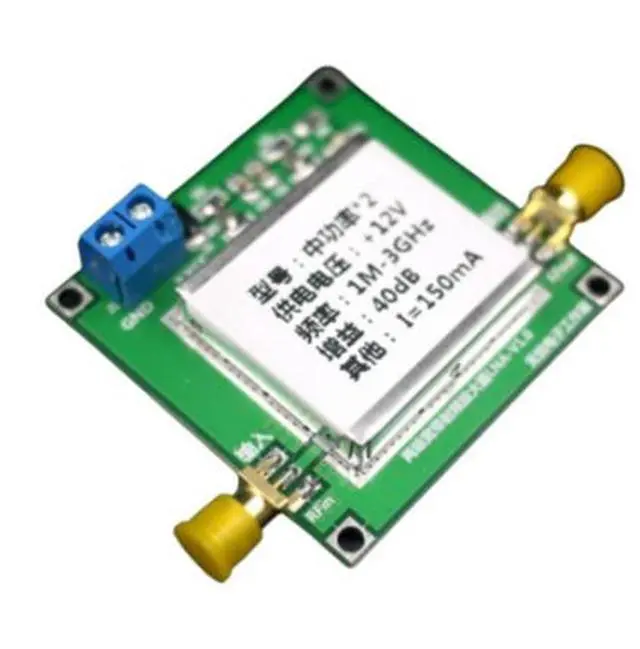 Alt view image 3 of 4 - Radio frequency wideband high-power amplifier LNA (gain: 40dB, frequency range: 1 MHz - 3 GHz)