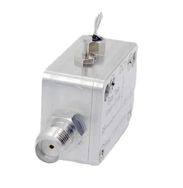 Alt view image 2 of 2 - 10M-10G RF blocking rectifier SMA DC feed Bias Tee coaxial biaser 400mA