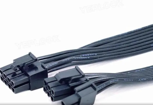 Alt view image 3 of 4 - PCIe 8Pin to 8Pin 6+2Pin GPU Cable 60CM 18AWG For Cooler Master V Series Gold Fully Modular V550 V650 V750 V850 V1000 V1300