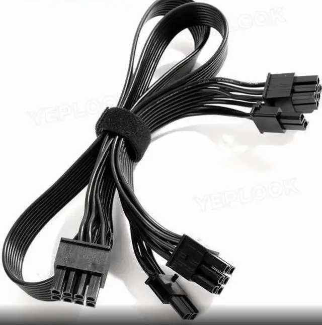 Main image of PCIe 8Pin to 2x8Pin (6+2Pin) GPU Cable 60+20CM 18AWG For CoolerMaster GX/MWE V2 Series GX550 GX650 GX750 GX850 GX1050 GX1250
