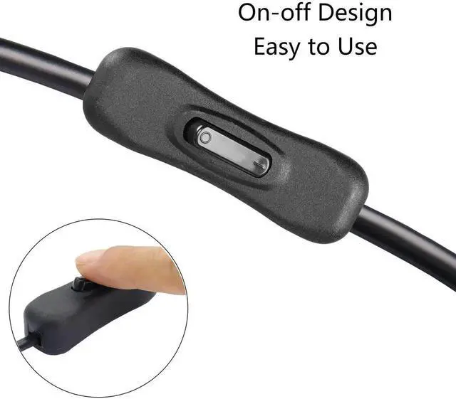 Alt view image 3 of 7 - RJ45 Cat5e Ethernet Patch Cable Switch On/Off RJ45 Male to Female High Speed Right Angle Internet Network Cable LAN with Disconnect Switch for Cat5e/Cat5, Black(50CM/1.6Ft)