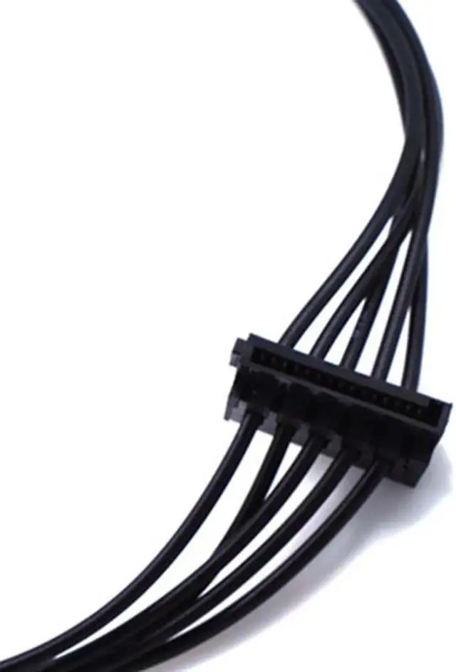 Alt view image 2 of 4 - New Mini 6 Pin to 2 SATA 15PIn Power Supply Cable for Dell 3250 3268 3650 3653 3660 3667 3668(6P to 1 x SATA)