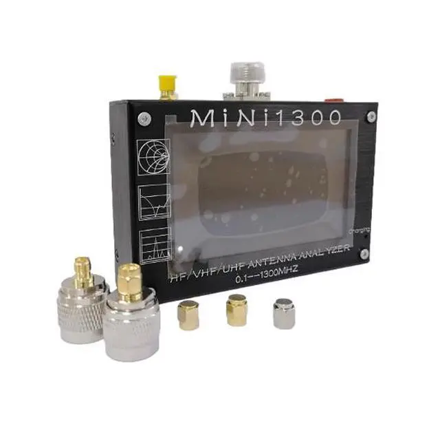 Alt view image 4 of 6 - Mini1300 Vector Network Analyzer, Portable Standing Wave RF Radio Frequency Multimeter, 1.3G Vector Antenna Analyzer