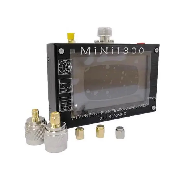 Alt view image 6 of 6 - Mini1300 Vector Network Analyzer, Portable Standing Wave RF Radio Frequency Multimeter, 1.3G Vector Antenna Analyzer