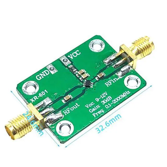 Alt view image 5 of 5 - RF wideband amplifier, low-noise amplifier with medium power LNA (gain range: 0.1 - 2000 MHz, 30 dB)