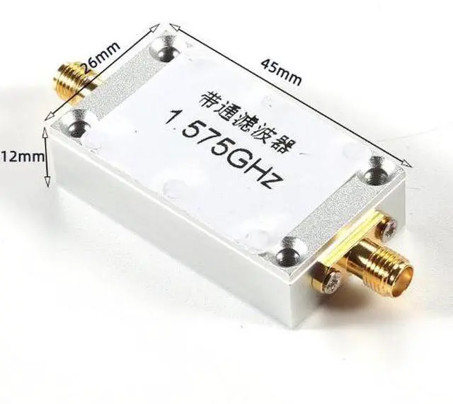 Main image of GPS satellite positioning using SMA interface, surface acoustic wave (SAW), surface acoustic band-pass filter, 1.575 GHz