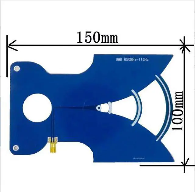 Alt view image 2 of 6 - UWB Antenna High Gain Image Transmission Positioning TEM 840MHz - 11GHz Ultra-Wideband Antenna