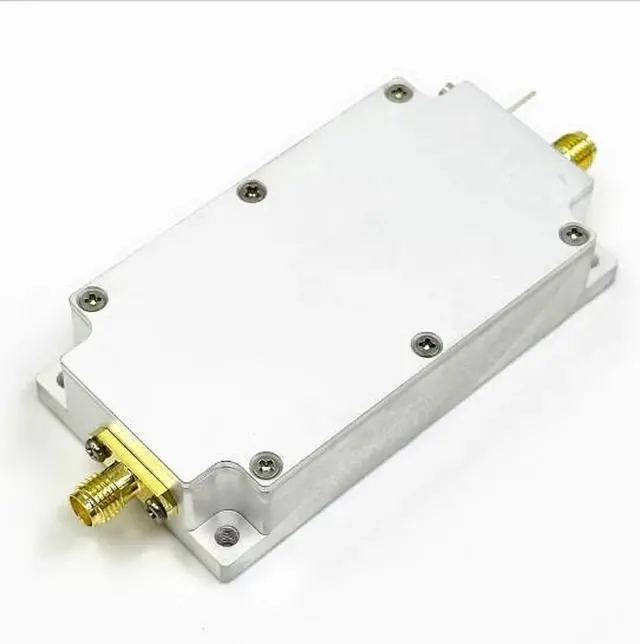 Alt view image 3 of 5 - The 1250 MHz RF power amplifier outputs 15W with an gain of 40dB.