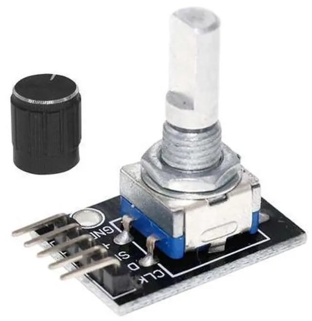 Main image of HW-040 360 Degrees Rotary Encoder Switch Module 5V Rotary Encoder Module with Knob Cap Brick Sensor Development Board