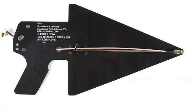 Main image of HT6 Log-periodic antenna 0.6 - 10GHz direction-finding antenna spectrum analyzer signal analysis positioning EMC