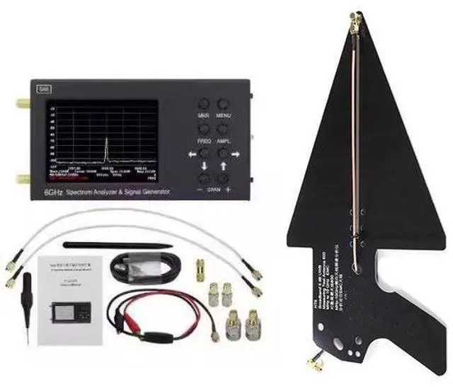 Main image of SA6 6G Portable Spectrum Analyzer - Wi-Fi CDMA Laboratory 35-6200 MHz Signal Tester SA6 high-end version + HT6 antenna