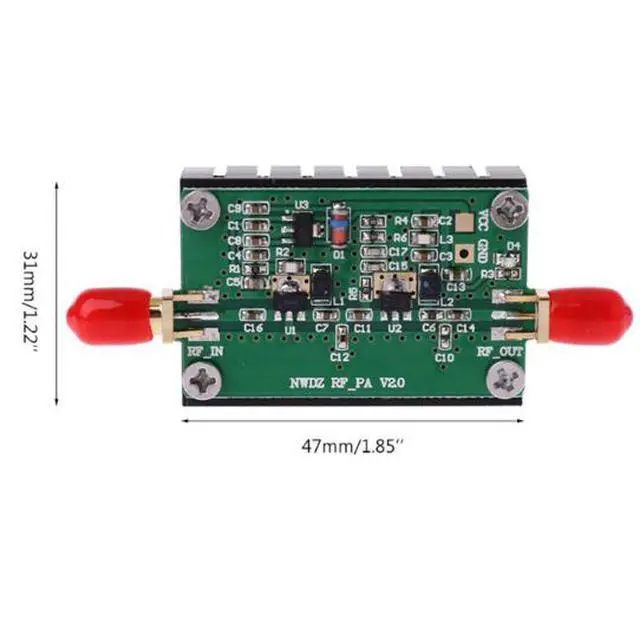 Alt view image 4 of 6 - 2-700M 3W HF FM VHF UHF Frequency Modulation Transmitter, Broadband RF Power Amplifier, Shortwave Power Amplifier