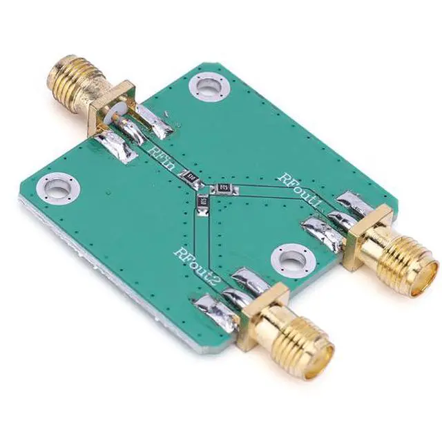 Alt view image 2 of 6 - RF microwave resistive power divider 0.5W (27dBm) power supply DC-5G power divider - divides one signal into two signals