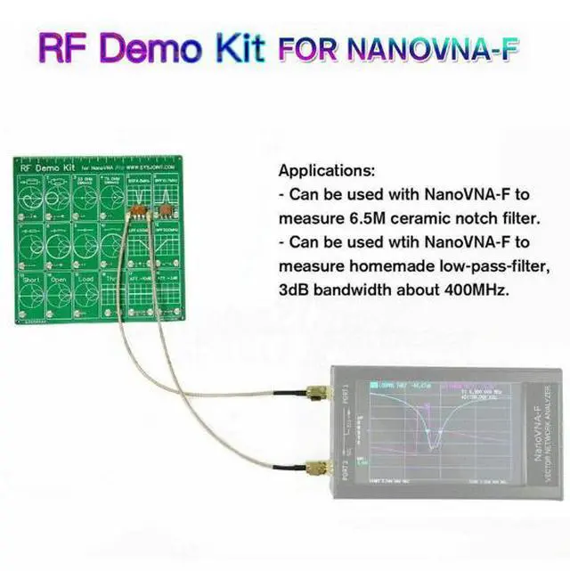 Alt view image 4 of 6 - NanoVNA Test Filter/RF Test/Attenuator Network Analyzer/Electrical Instrument Demonstration Kit
