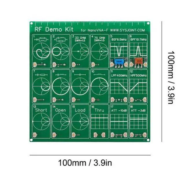Alt view image 5 of 6 - NanoVNA Test Filter/RF Test/Attenuator Network Analyzer/Electrical Instrument Demonstration Kit