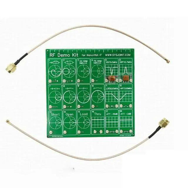 Alt view image 6 of 6 - NanoVNA Test Filter/RF Test/Attenuator Network Analyzer/Electrical Instrument Demonstration Kit