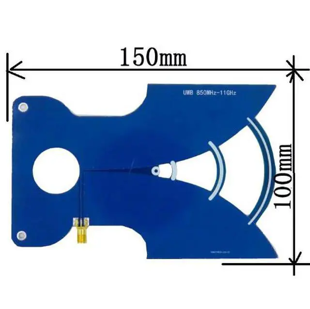 Alt view image 2 of 6 - UWB Antenna High Gain Image Transmission Positioning TEM 840MHz - 11GHz Ultra-Wideband Antenna SMA connector head