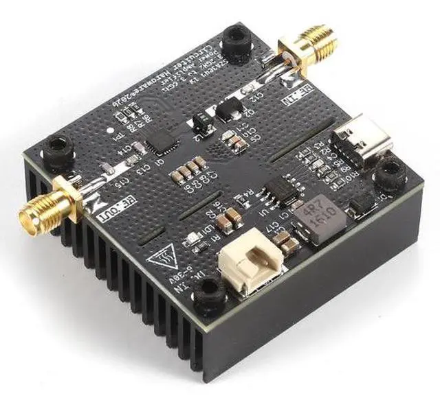 Alt view image 4 of 6 - 3.2 - 3.6GHz 1W microwave power amplifier with 30dB gain. SBB5089 + SZA3044 power amplifier.