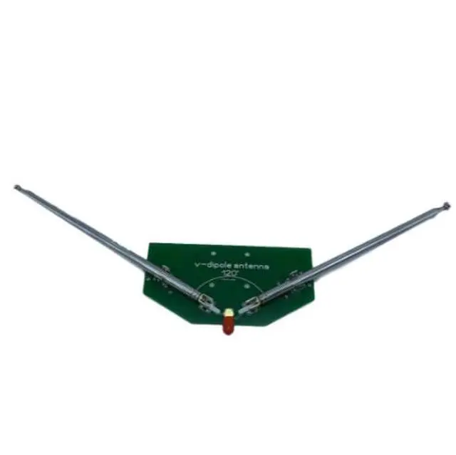 Alt view image 2 of 4 - Frequency: 78 MHz - 1 GHz Positive V Horn Antenna V-dipole antenna - v1