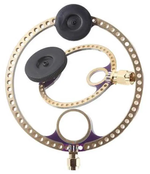 Main image of 2 pieces of doughnut-shaped UV UHF + VHF FM mini high-frequency ring antenna small ring antenna set