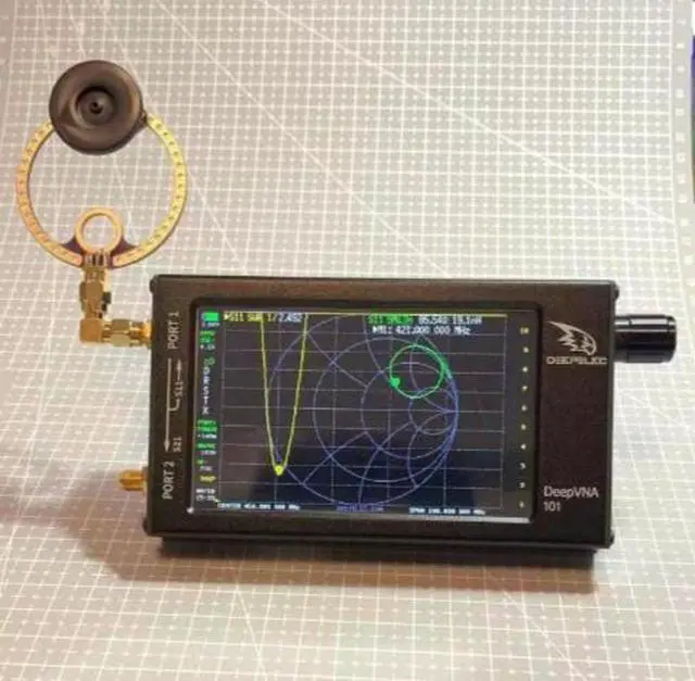 Alt view image 5 of 5 - 2 pieces of doughnut-shaped UV UHF + VHF FM mini high-frequency ring antenna small ring antenna set