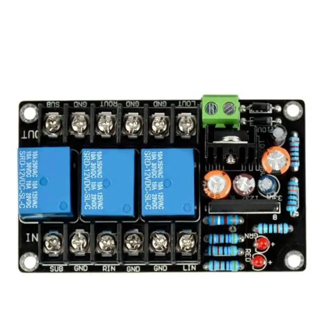Alt view image 4 of 6 - UPC1237 Speaker Protection Panel for 2.1 Channel Amplifier Speaker, Speaker Protection Unit with Single Power Supply and High Power Output of 600W