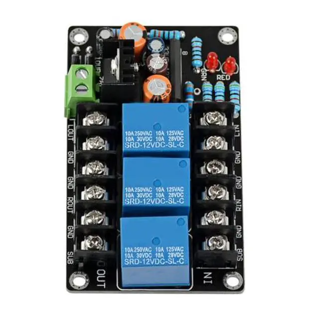Alt view image 3 of 6 - UPC1237 Speaker Protection Panel for 2.1 Channel Amplifier Speaker, Speaker Protection Unit with Single Power Supply and High Power Output of 600W