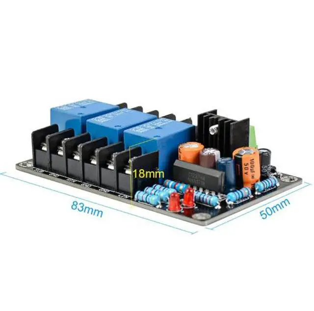 Alt view image 6 of 6 - UPC1237 Speaker Protection Panel for 2.1 Channel Amplifier Speaker, Speaker Protection Unit with Single Power Supply and High Power Output of 600W