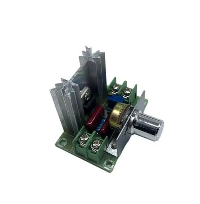 Alt view image 6 of 6 - 2000W Controllable Silicon Rectifier Speed Controller, Motor 220V High-power Electronic Voltage Regulation, Dimming and Temperature Control Module