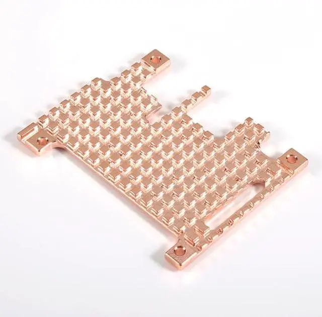Alt view image 5 of 6 - Raspberry Pi 3B3 generation pure copper heat sink box shell